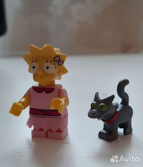 Lego Simpsons Лиза и кот уникальные фигурки