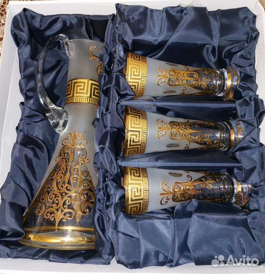 Графин со стаканами Versace (Чешские)