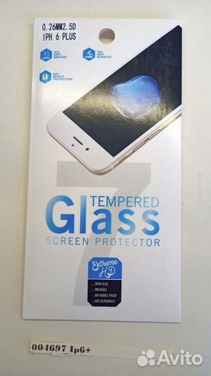 Защитное стекло iPhone 6+ 004697