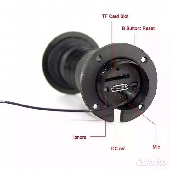 Видеокамера глазок Wi-Fi Full HD 2Mp, 1,44мм, 180