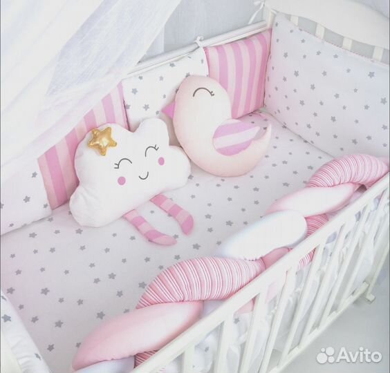 Бортики в кроватку