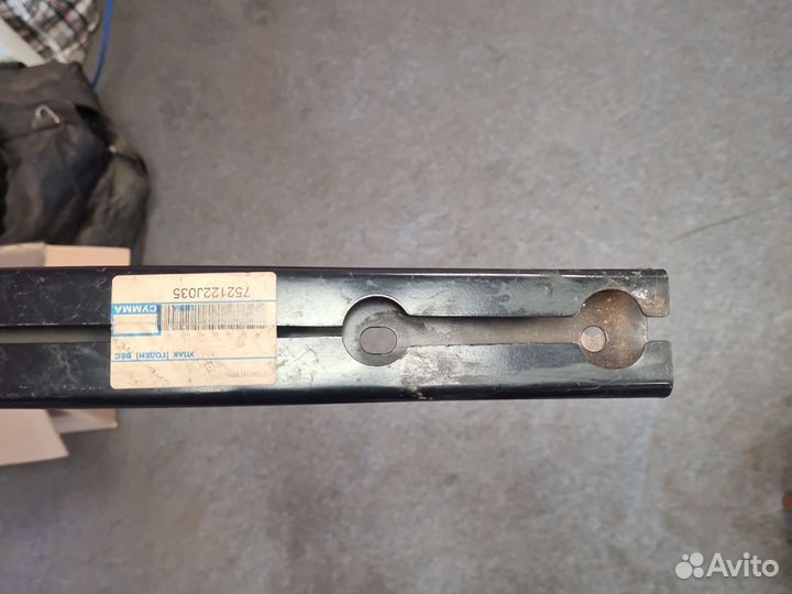 Усилитель переднего бампера до 99г nissan primera