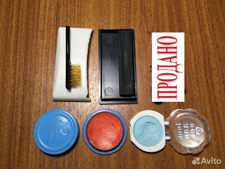 Косметика, пудра, пинцет, коробочки СССР