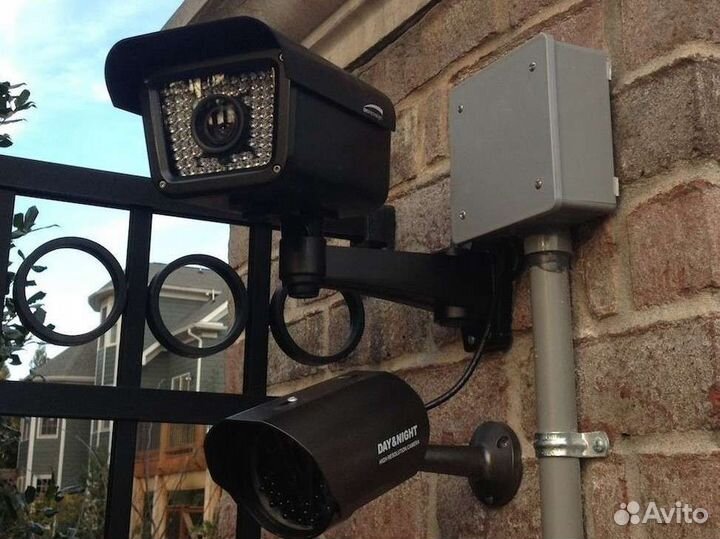 Комплект видеонаблюдения уличный(арт.432)