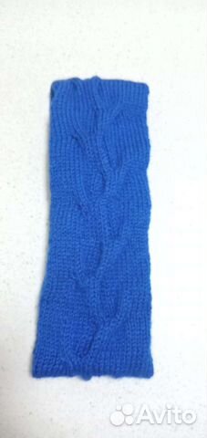 Повязка на голову вязаная