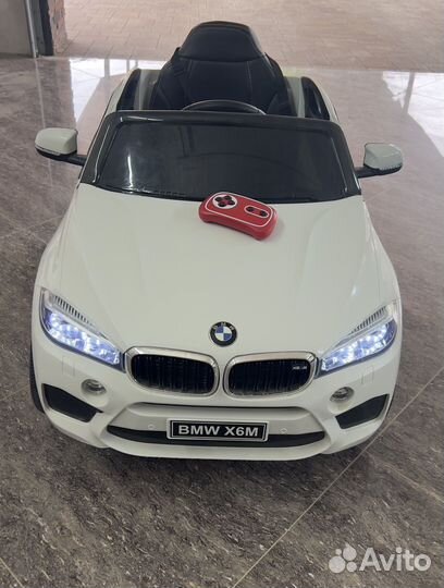 Электромобиль BMW x6m машинка детская