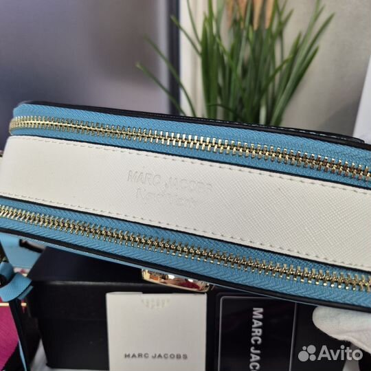 Сумка новая Marc Jacobs snapshot люкс голубая