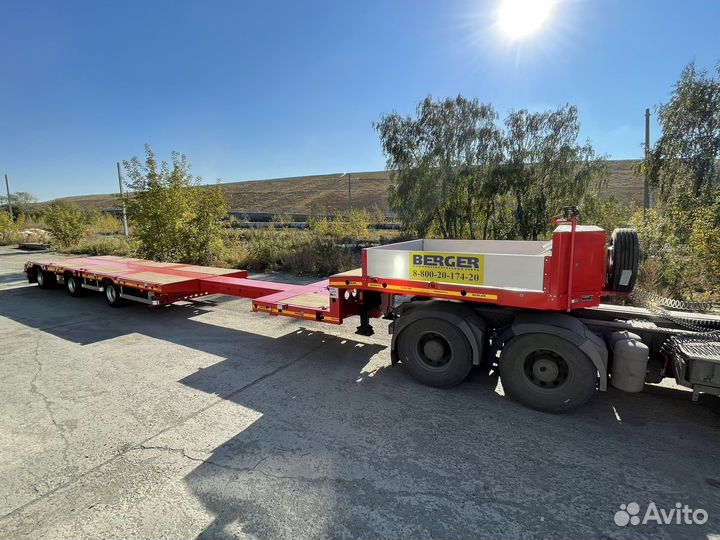 Полуприцеп трал (тяжеловоз) Berger 9853, 2023