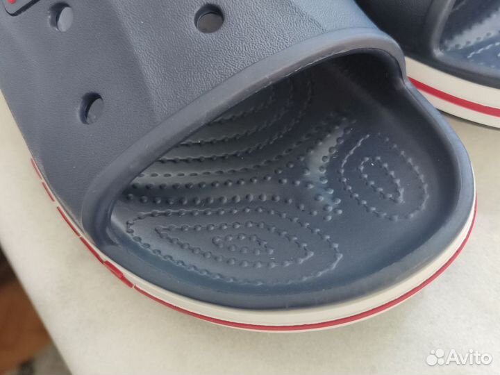 Кроксы шлепки синие Crocs BayaBand slide р 40-44