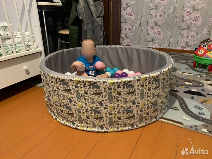 Сухой бассейн с шариками бу