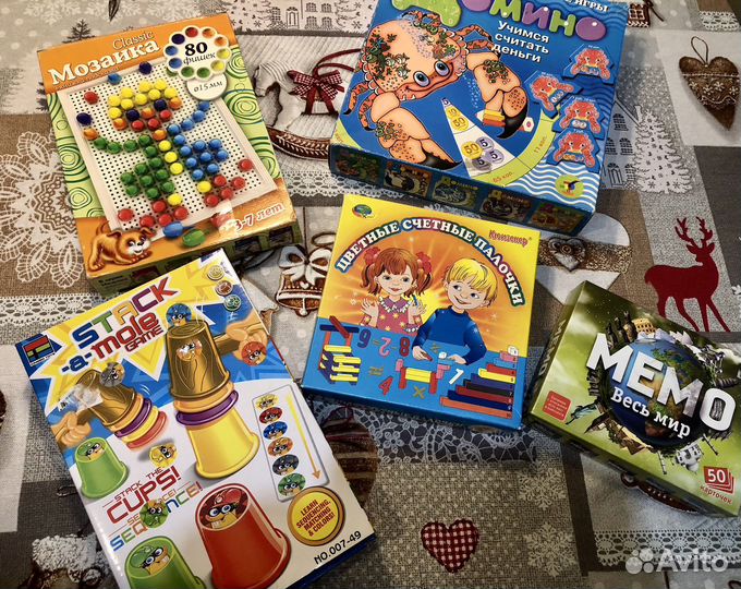 Пакет настольных игр от 3х лет