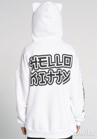 Hello kitty худи с ушками