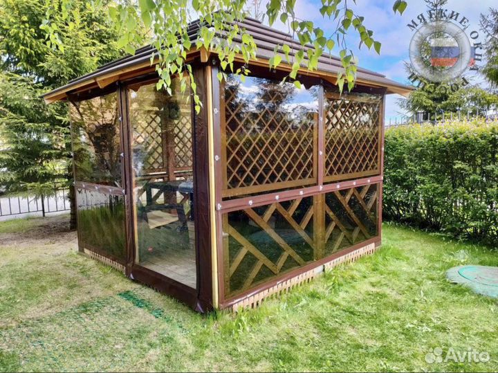 Мягкие окна для террас, беседок и веранд