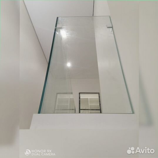 Стеклянные перила для лестниц