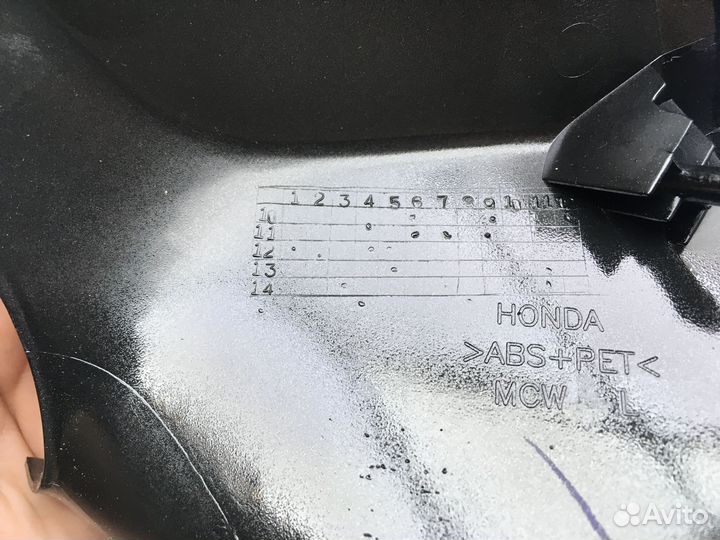 Угловая накладка левая Honda 64335-MCW-D00ZK