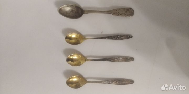 Ложки столовые серебряные