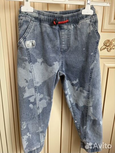 Джинсовый костюм на мальчика 104