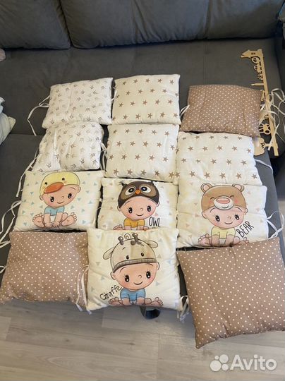 Бортики подушки