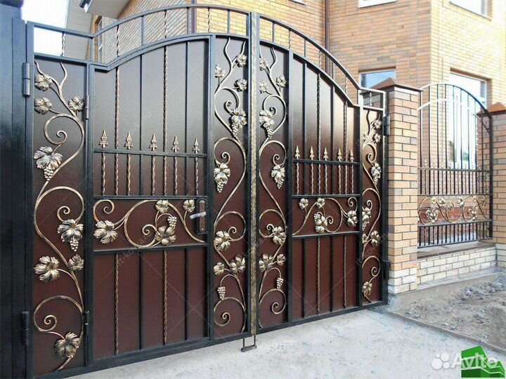Кованые ворота и калитки