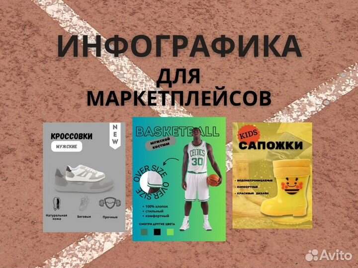 Инфографика для маркетплейсов wildberries