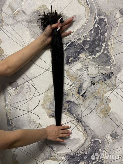 Волосы для наращивания 60 см бу