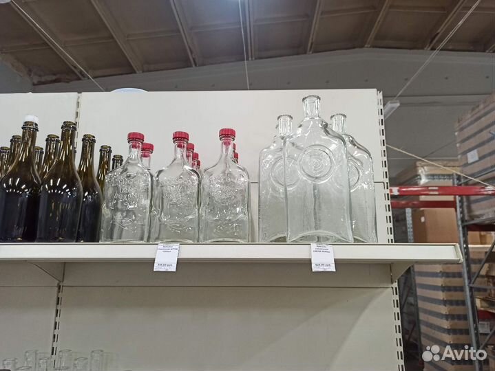 Бутылка стеклянная