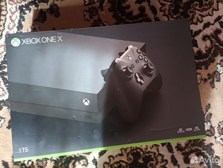 Xbox One x с телевизором