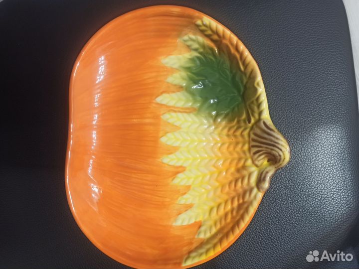 Тарелка кухонная тыква