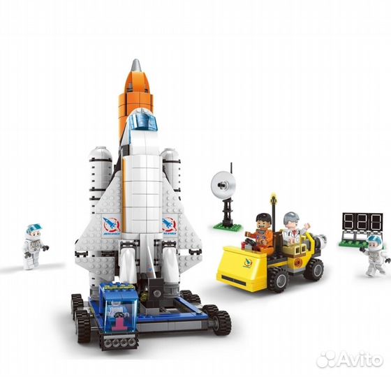 Новый конструктор Космическая ракета, совм с lego