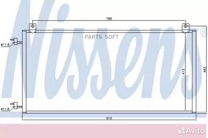 Радиатор кондиционера cadillac escalade (1999) 5.7