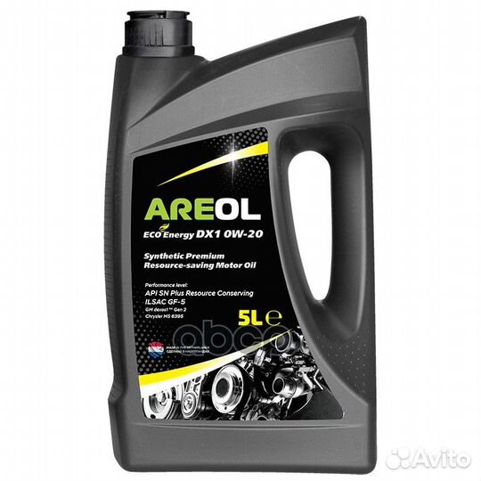 Areol ECO Energy DX1 0W20 (4L) масло моторное