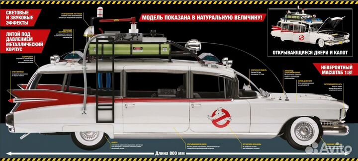 Экто-1 1:8 Сборная модель / Eaglemoss