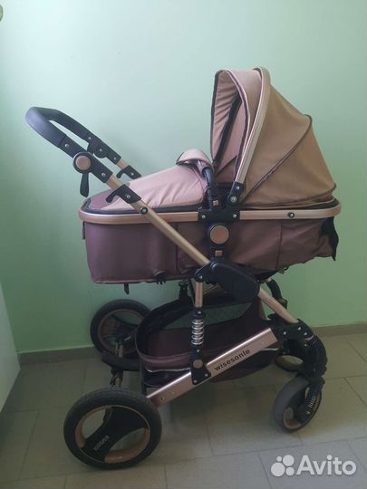 Коляска 2 в 1 Wisesonle Q3