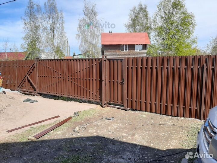 Ворота под ключ