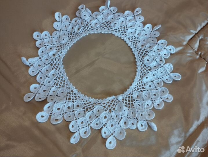 Воротник вязаный