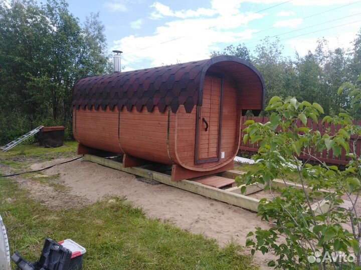 Баня бочка, квадробочка