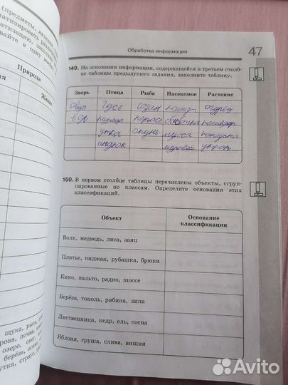 Рабочая тетрадь по информатике