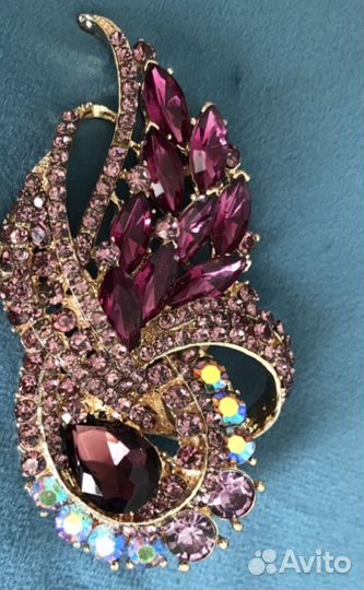 Брошь винтаж, шикарная