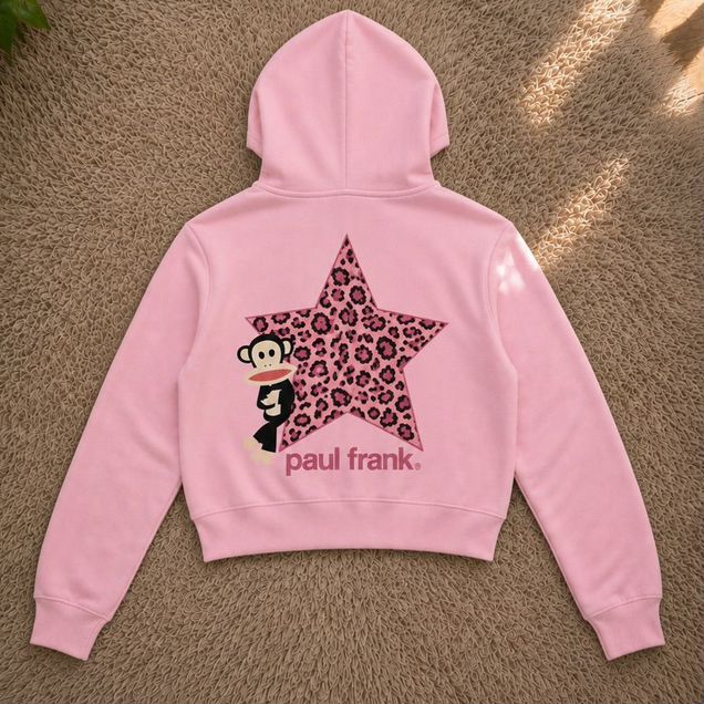 Зип худи paul frank розовая