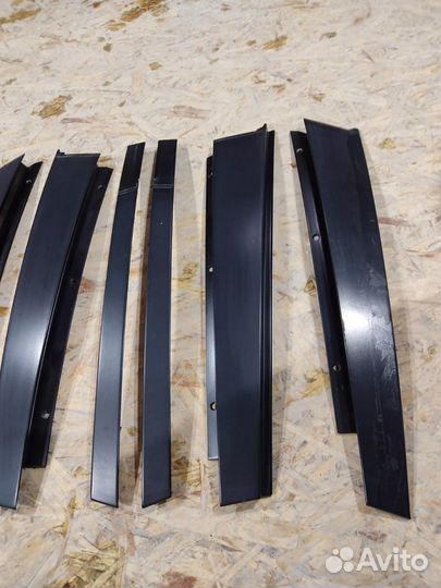 Молдинги боковые дверные BMW E39