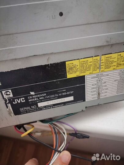 Магнитола JVC KD-G737