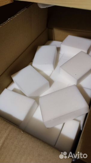 Меламиновая губка 10х7х3 см