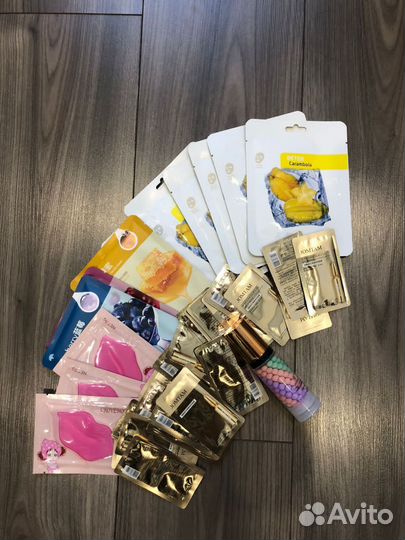 Маски для лица, патчи для губ и т