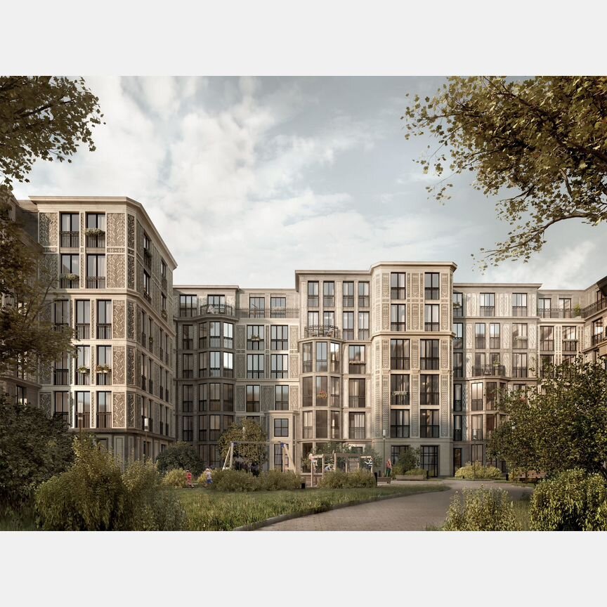 1-к. квартира, 61,7 м², 2/7 эт.