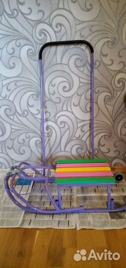 Детские зимние санки