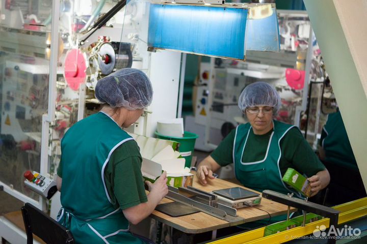 Вахта с проживанием и питанием Фасовщик чая сидя