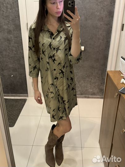 Платье рубашка женская