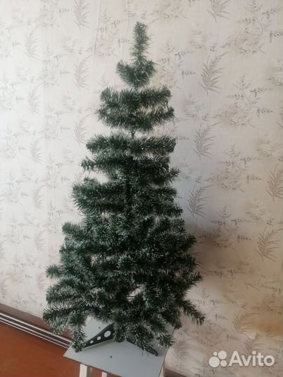 Елка искусственная заснеженная бу, 120 см