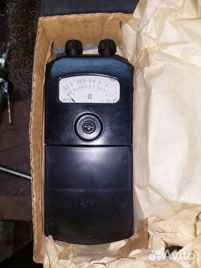 Приборы СССР Омметр М57Д + Индикатор мин-1