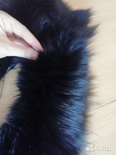 Меховой воротник песец